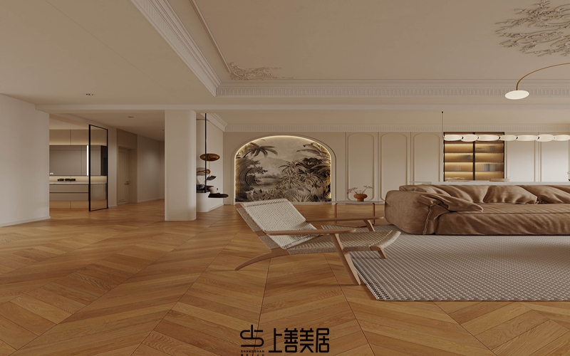 欒城林蔭春天170平米法式裝修設(shè)計