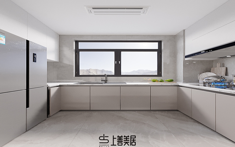 國(guó)仕山140㎡現(xiàn)代簡(jiǎn)約裝修效果圖