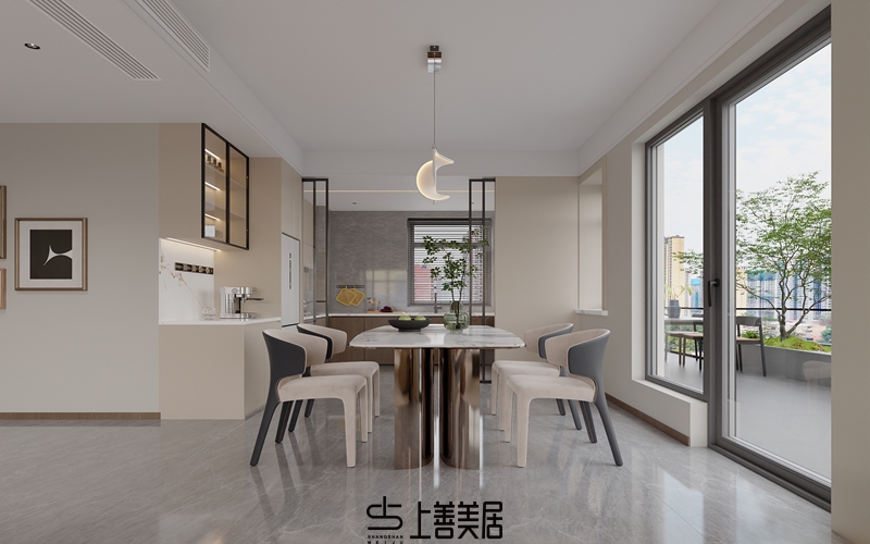 瑞凝府181㎡現(xiàn)代輕奢風格效果圖