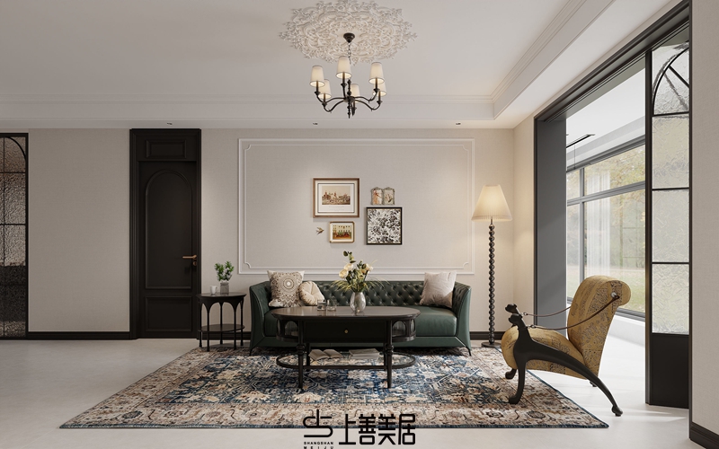 芯科苑128平美式風格裝修案例