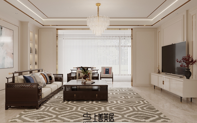 德賢華府160平簡(jiǎn)歐風(fēng)格效果圖