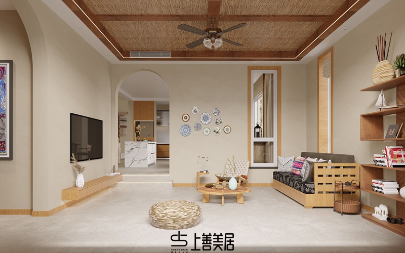 孔雀城350㎡田園風(fēng)別墅裝修設(shè)計(jì)