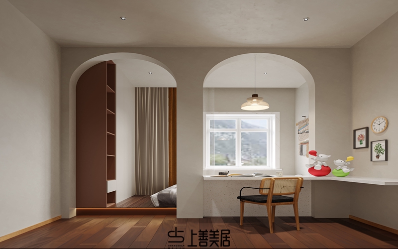 孔雀城350㎡田園風(fēng)別墅裝修設(shè)計