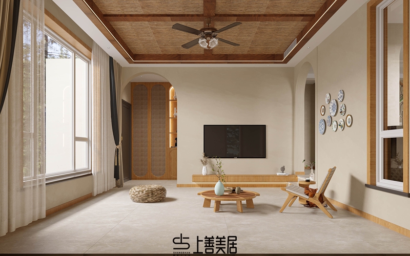 孔雀城350平米田園風(fēng)裝修圖12