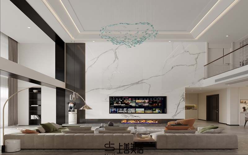 保定康城紫玉府140現(xiàn)代簡約風格案例