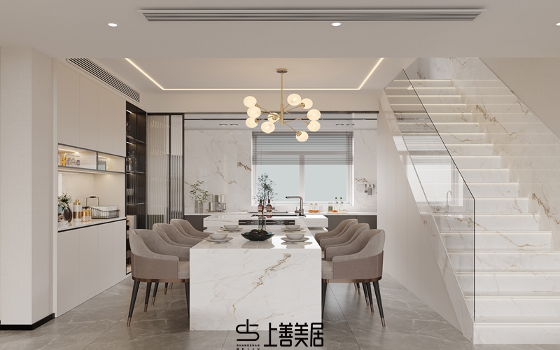 康城紫玉府140現(xiàn)代簡約風格效果圖11