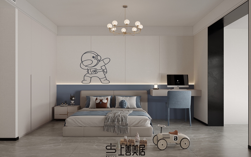 康城紫玉府140現(xiàn)代簡約風格效果圖19