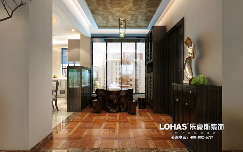 上東花園三室兩廳139㎡現(xiàn)代風(fēng)格